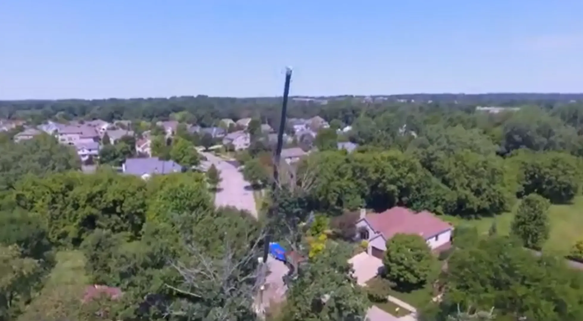 Tree removal Rome GA — aerial view of the city and Floyd County service area